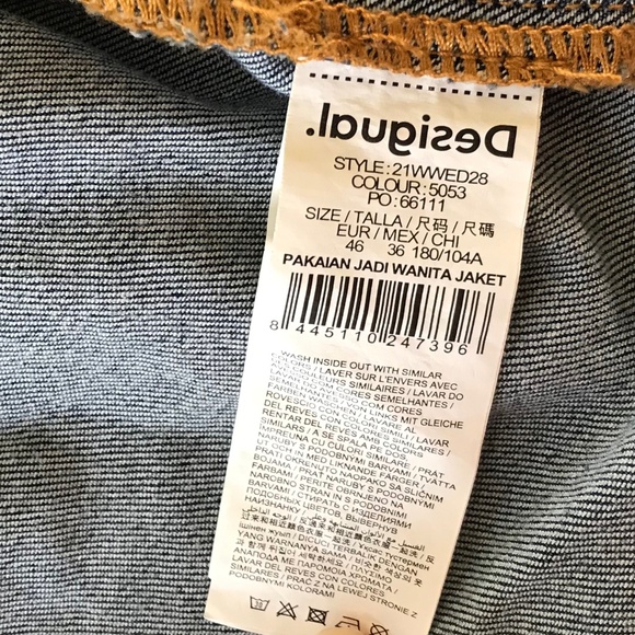 DESIGUAL. JEAN JACKET - Picture 7 of 14